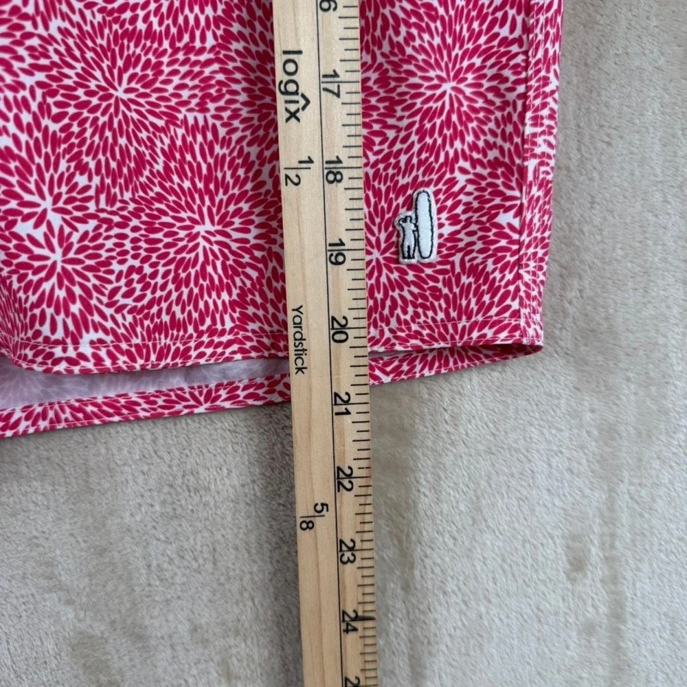 Johnnie-O Mens Red Floral Burst Swim Trunks Size L Beachwear Preppy Coastal